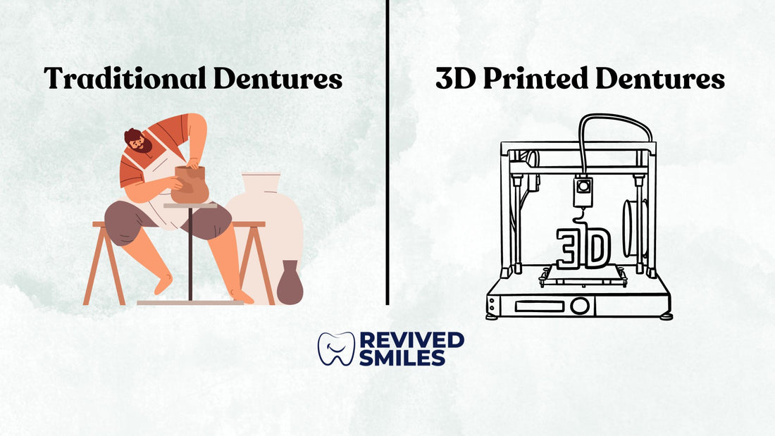Traditional Dentures vs 3D Printed Dentures