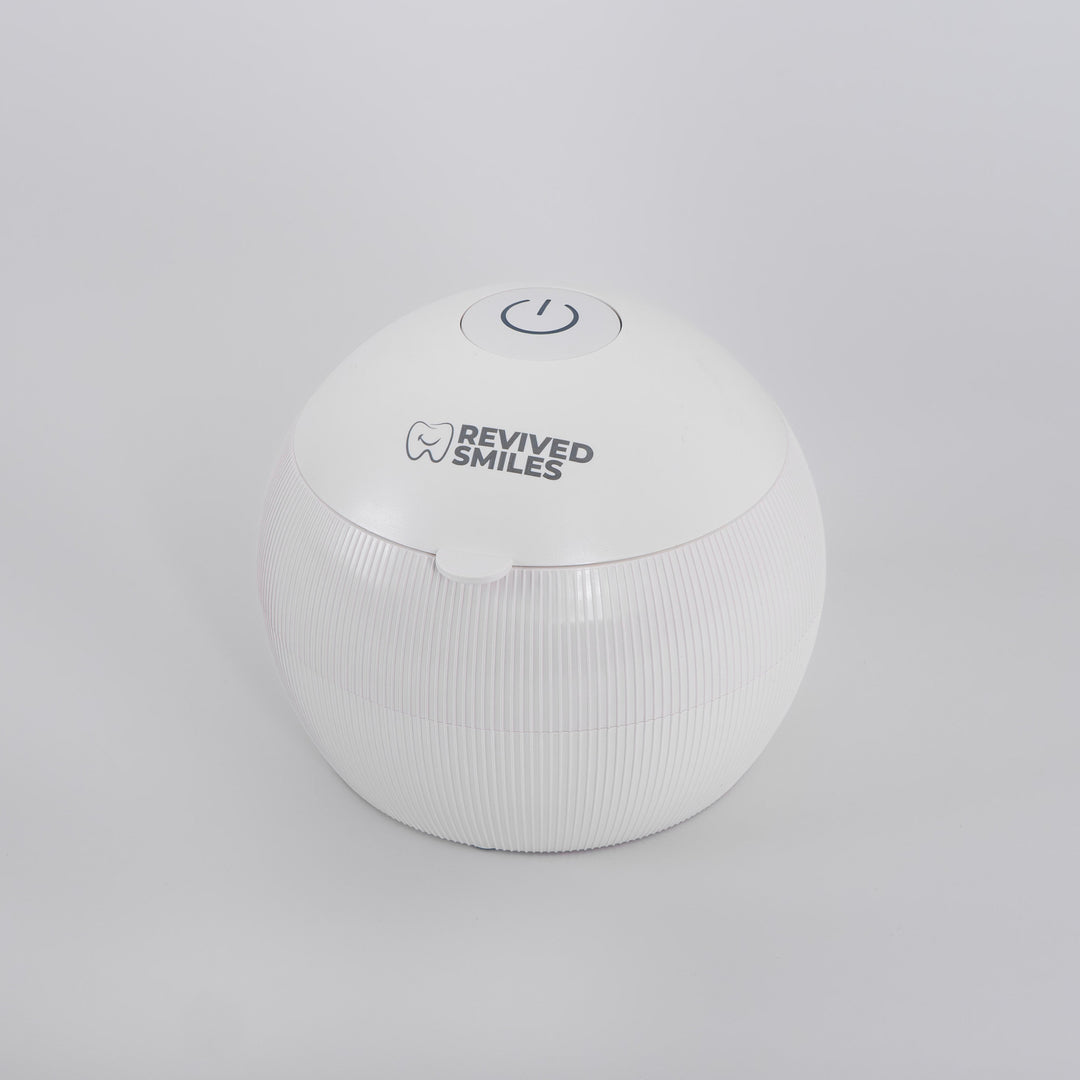 White Branded Revived Smiles UV Ultra Sonic Cleaner