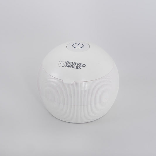 White Branded Revived Smiles UV Ultra Sonic Cleaner